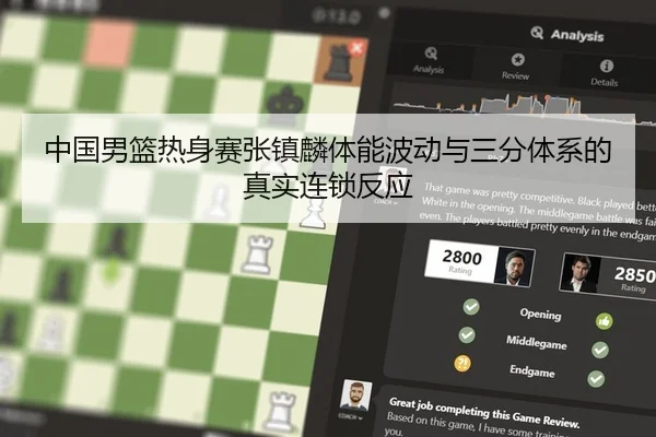 中国男篮热身赛张镇麟体能波动与三分体系的真实连锁反应